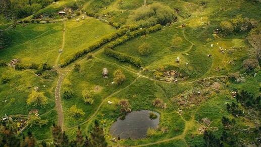 hobbiton bird view